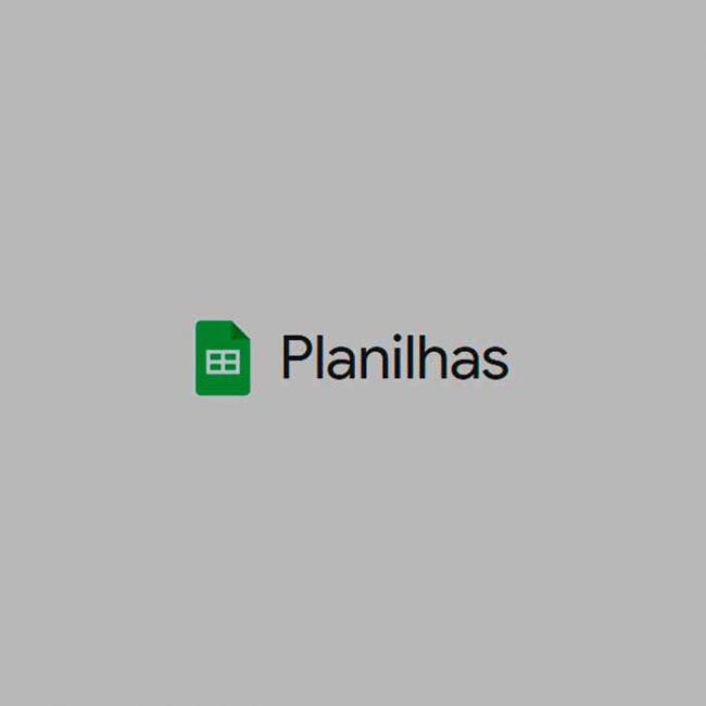 google sheets do plano workspace planilhas