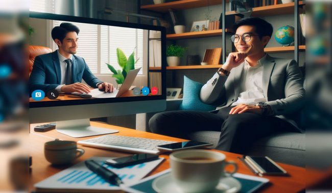 Toque profissional às suas videochamadas no Meet com Gemini.