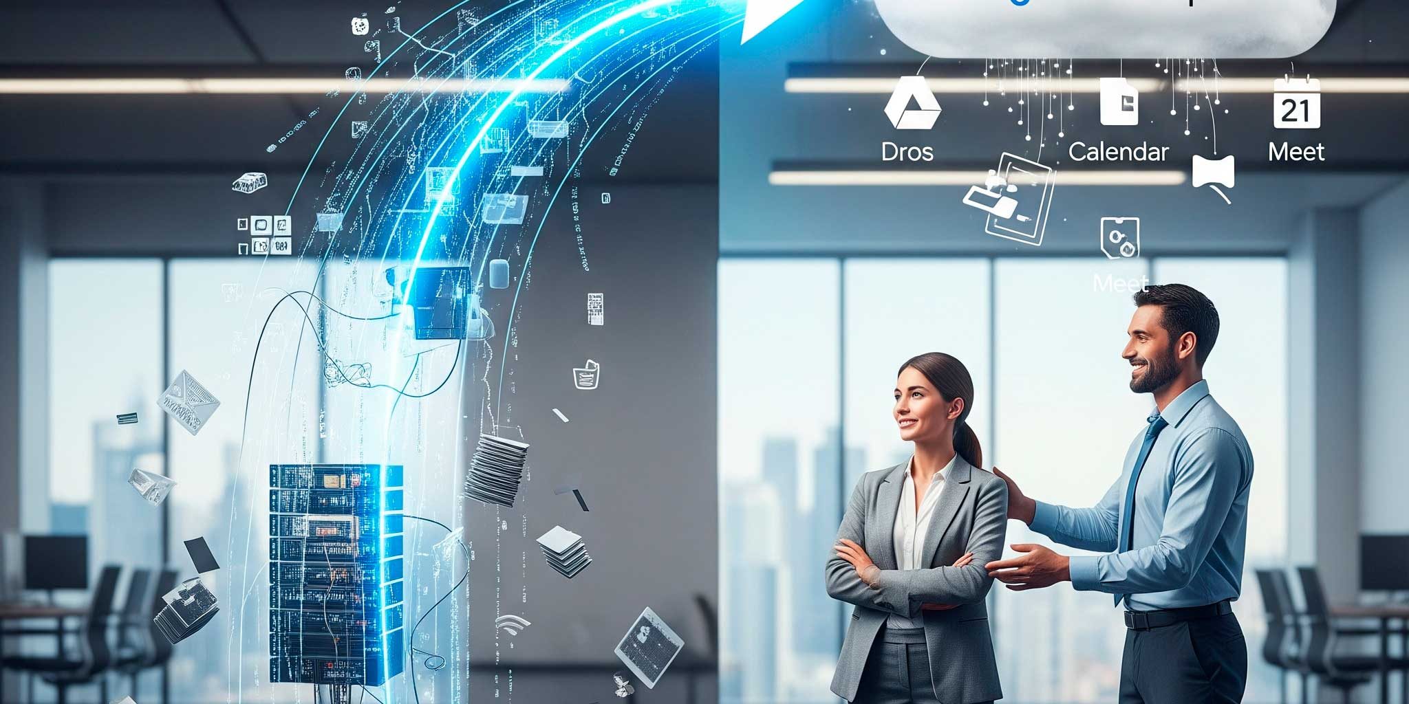 Migre para Google Workspace: Transição Simples e Suporte Especializado.