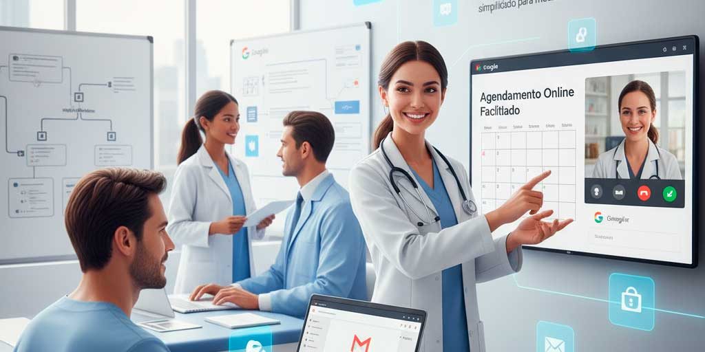 Se conectando com pacientes através do Google Workspace.