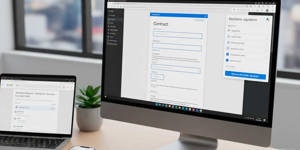 Como fazer assinaturas eletrônicas com o Google Workspace?