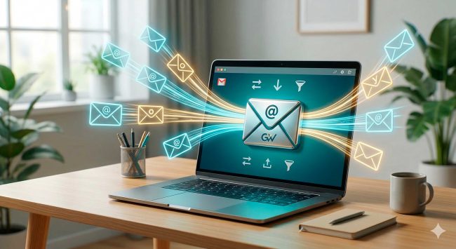 Como criar um redirecionamento de email após contratar o Google Workspace.