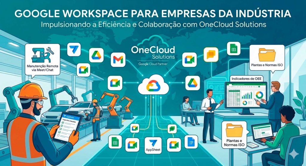 Google Workspace para empresas da indústria.
