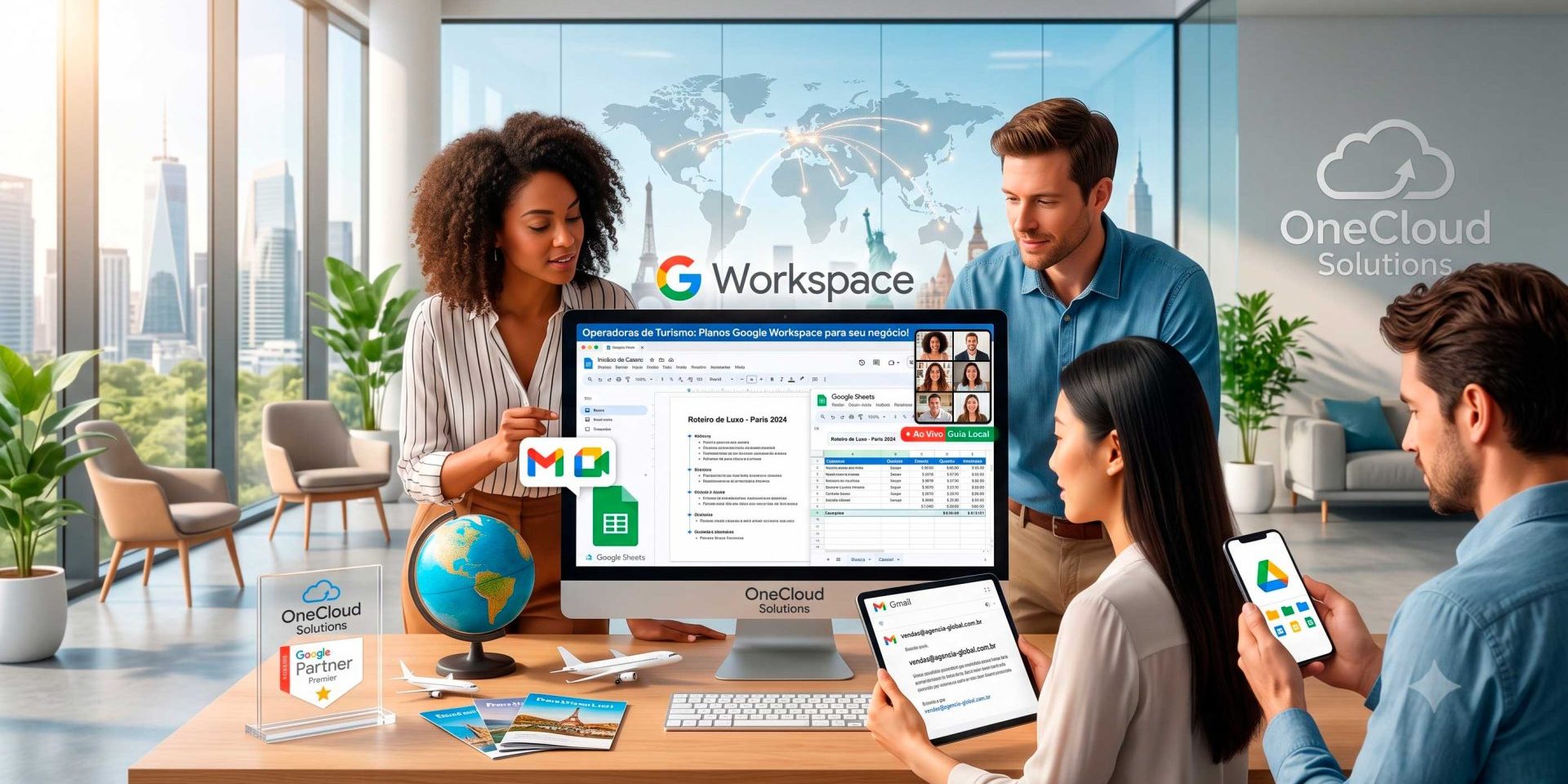 Operadoras de Turismo: Planos Google Workspace para seu negócio!